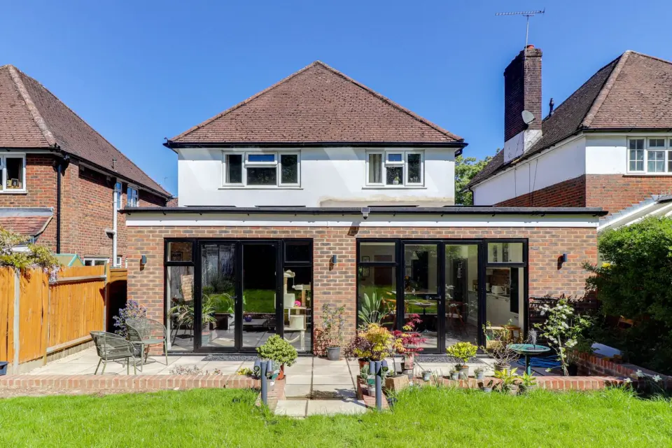Rear extension and garden at Ashenden, Guildford GU2, a Surrey Build Group project
