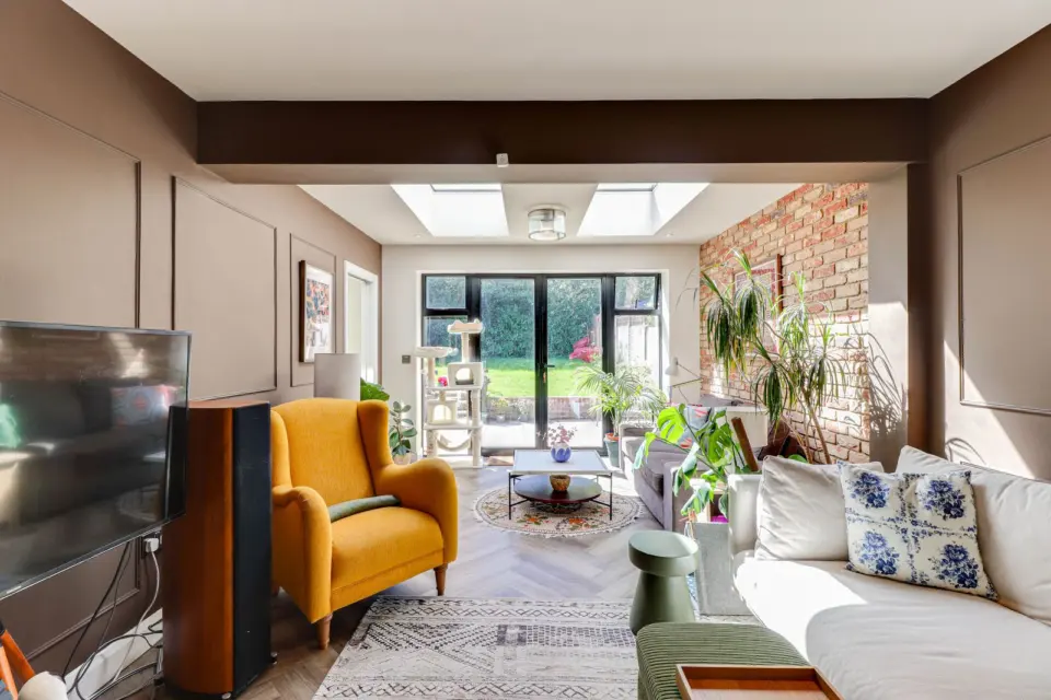 Snug with panelled walls at Ashenden, Guildford GU2, a Surrey Build Group project