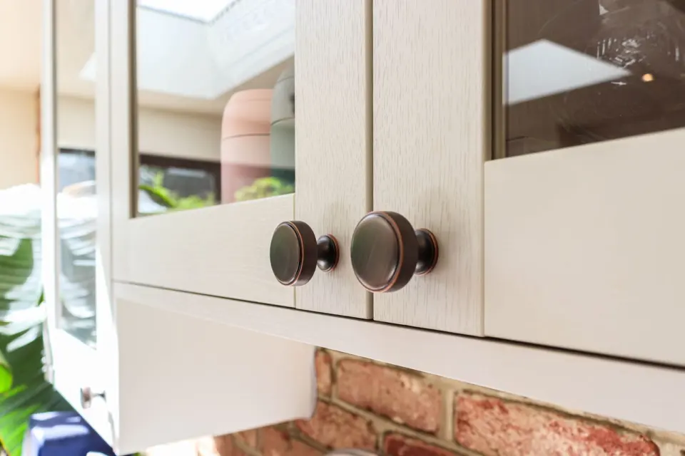 Shaker cabinet detail at Ashenden, Guildford GU2, a Surrey Build Group project